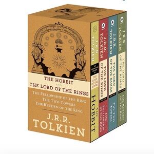 J.R.R. Tolkien 4-Book Boxed Set: The Hobbit and The Lord of the Rings NEW